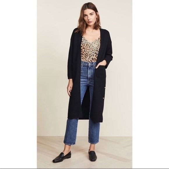 J.O.A Ribbed Button Side Cardigan sweater size M just one answer - Picture 15 of 15